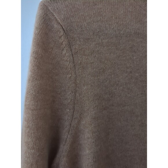 Charter Club Cashmere Luxury Camel Turtleneck Sweater Size Med - Picture 7 of 13
